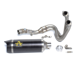 COMPO cổ INOX304 Z650 và pô ARROW Thunder ( đít carbon ) Chính Hãng