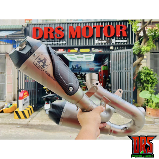 ARROW - CẶP PÔ WORKS TITAN SLIP-ON 3/4 DUCATI PANIGALE V2 / STREETFIGHTER V2 (2021+)