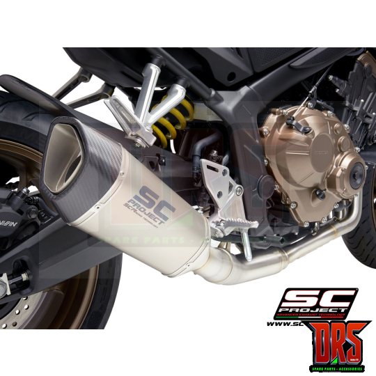 SC PROJECT - BỘ PÔ FULL 4-1  SC1-R TITANIUM , HONDA CB650R 