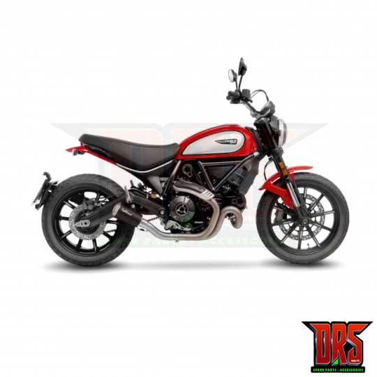 LEOVINCE DUCATI SCRAMBLER 800 ICON / DARK / NIGHTSHIFT / 2021 2022 LV-10 INOX BLACK RACING exhaust Not Approved 15250B