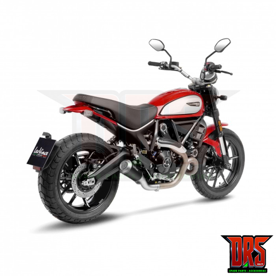 LEOVINCE DUCATI SCRAMBLER 800 ICON / DARK / NIGHTSHIFT / 2021 2022 LV-10 INOX BLACK RACING exhaust Not Approved 15250B