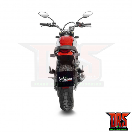 LEOVINCE DUCATI SCRAMBLER 800 ICON / DARK / NIGHTSHIFT / 2021 2022 LV-10 INOX BLACK RACING exhaust Not Approved 15250B