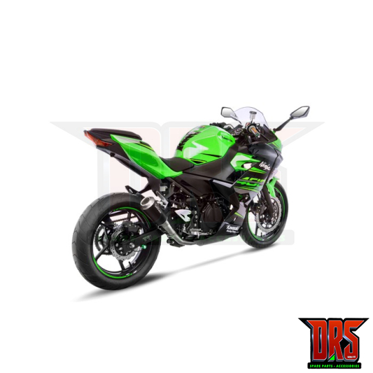LEOVINCE KAWASAKI NINJA 400 / Z 400 / 2018 2023 LV-10 BLACK INOX silencer exhaust Not Approved 15218B