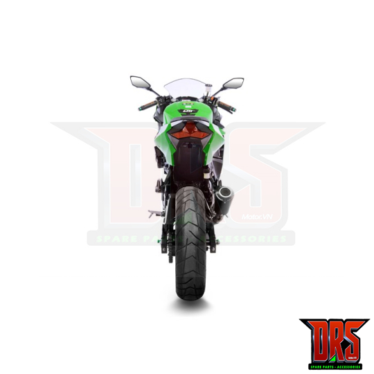 LEOVINCE KAWASAKI NINJA 400 / Z 400 / 2018 2023 LV-10 BLACK INOX silencer exhaust Not Approved 15218B